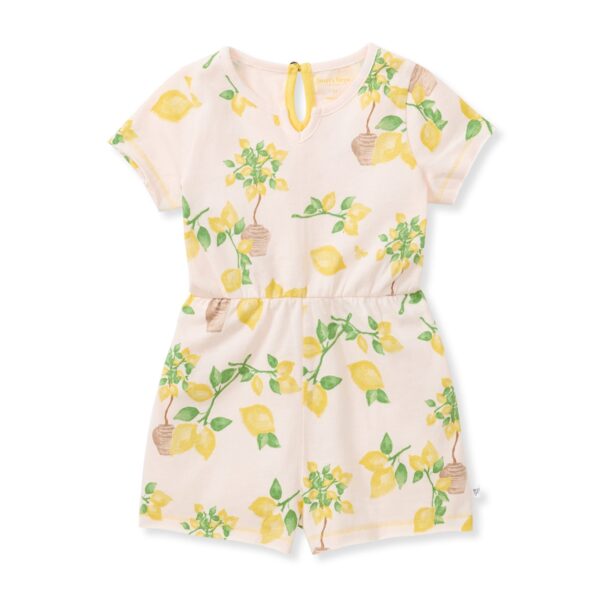 Island Lemons Organic Cotton Girl Romper